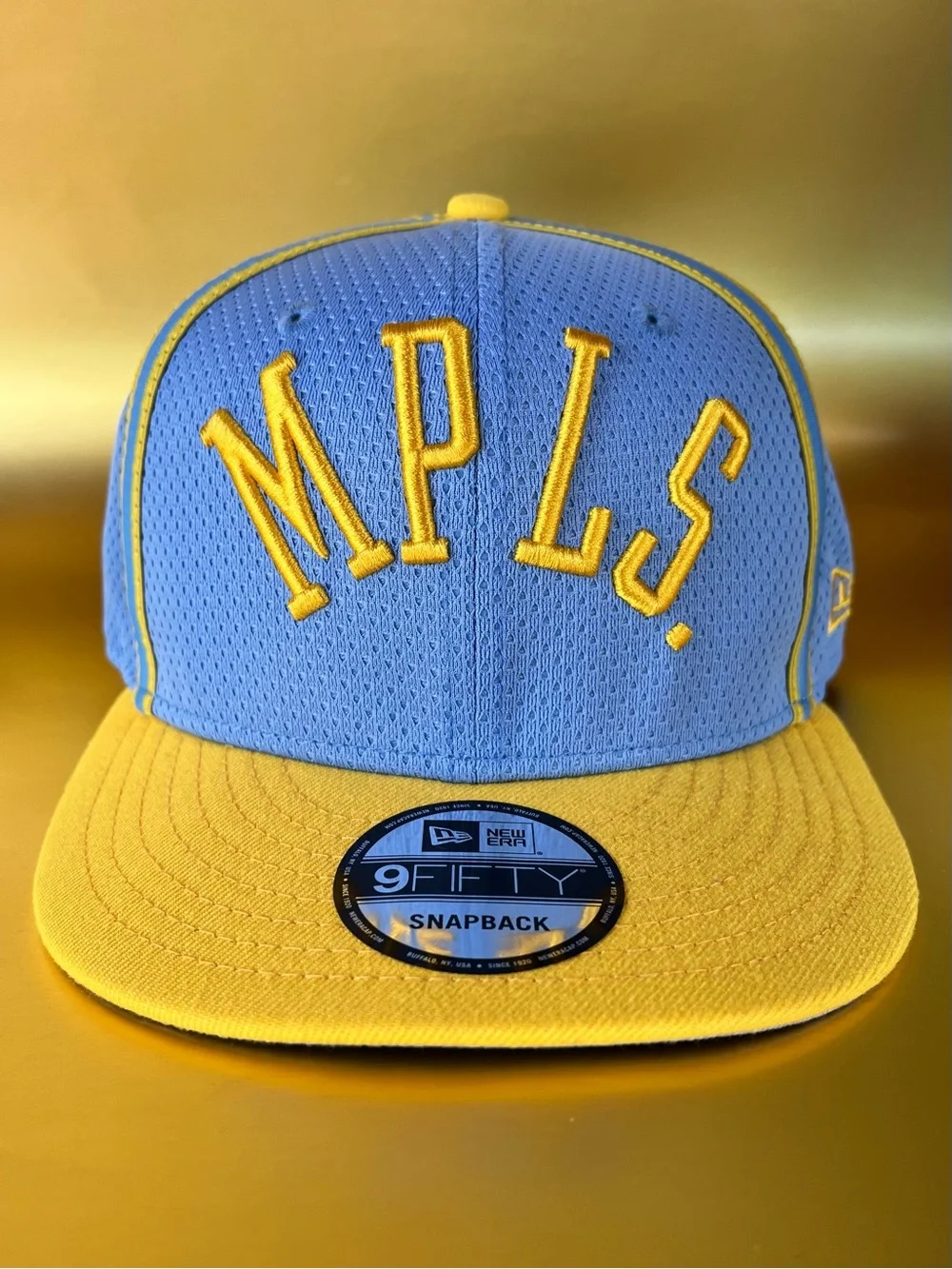 New Era MPLS Lakers Rare Road Uniform HWC 9FIFTY Snapback Hat - Picture 2 of 8